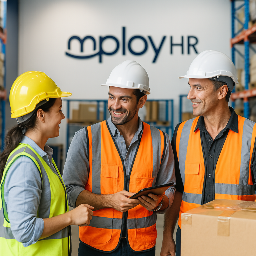 Warehouse Team Discussion at MployHR (2)